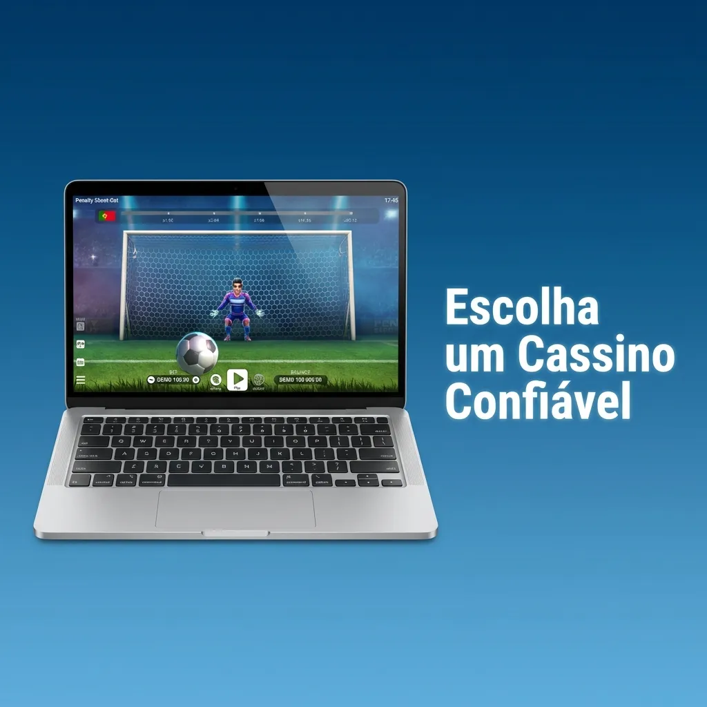 Tela de computador mostrando seleção de cassinos online confiáveis com selos de licença e avaliações positivas