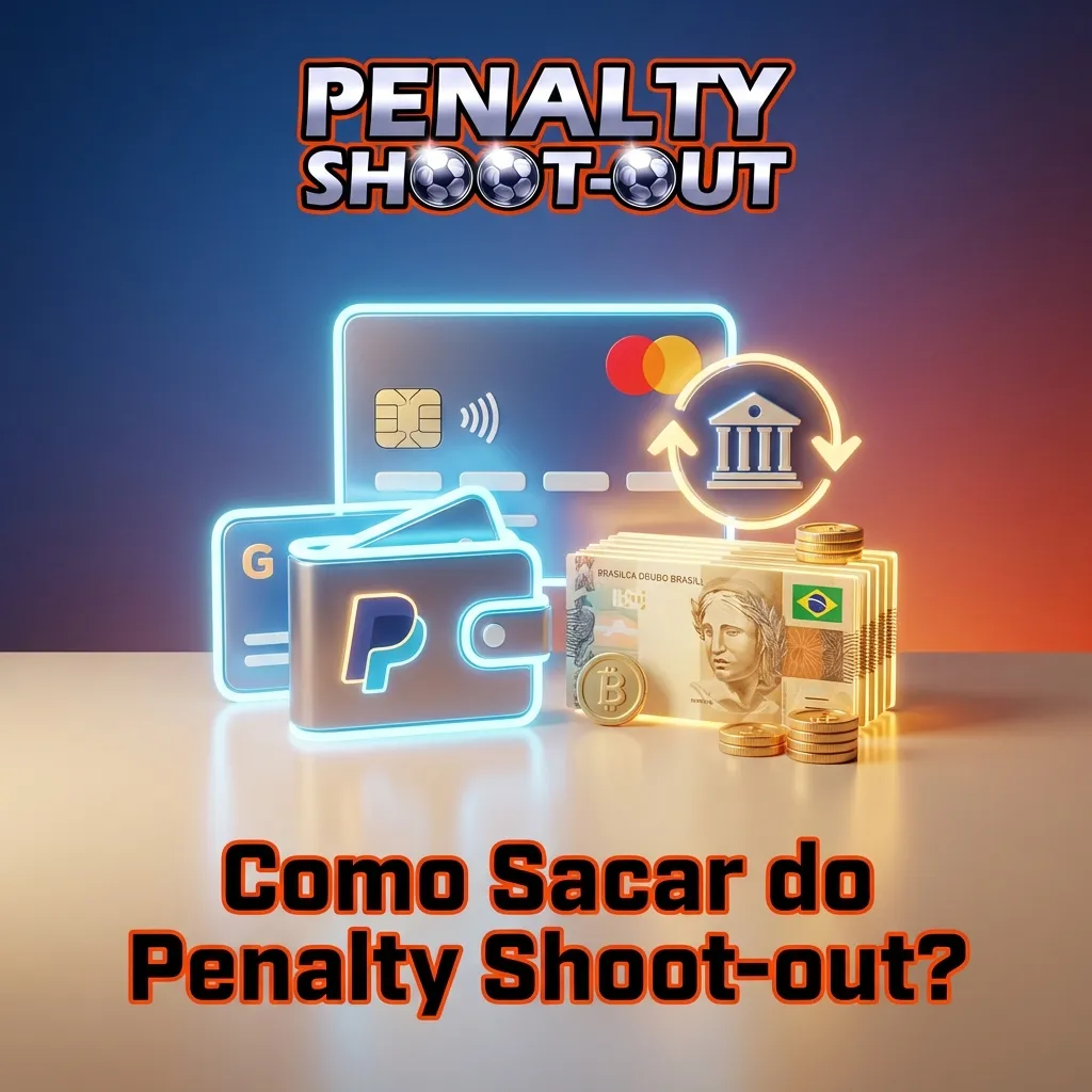 Pessoa usando smartphone para fazer saque de ganhos do jogo Penalty Shoot-out via aplicativo