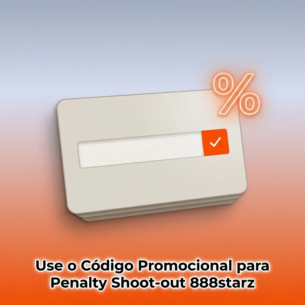 Tela de cadastro 888starz mostrando campo para inserir código promocional do jogo Penalty Shoot-out