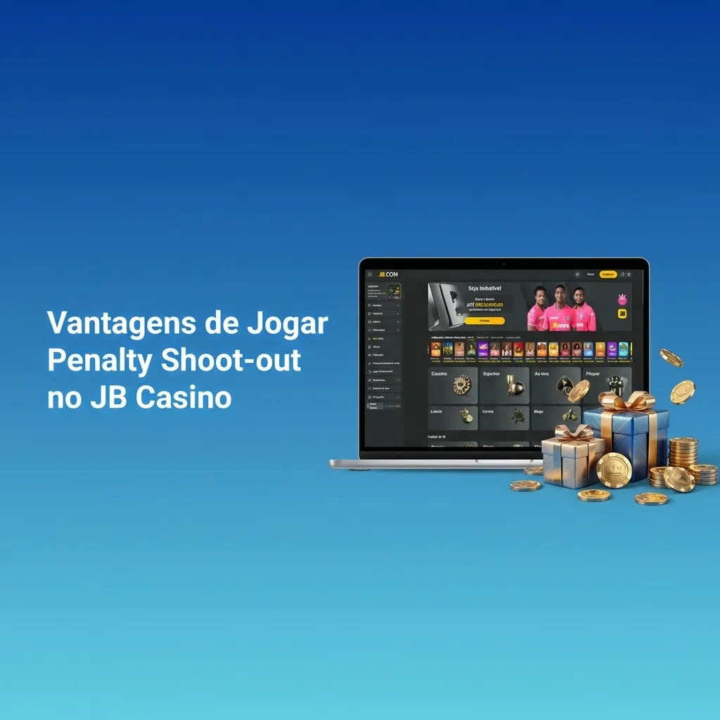 JB Casino Penalty Shoot-out advantages: Portuguese support, real-time stats, 96.29% RTP, Pix payments, demo mode, mobile app